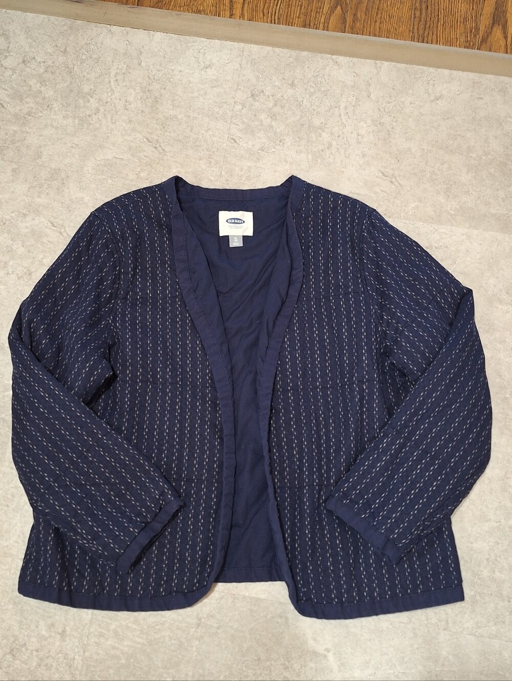 Old Navy Quilted Open Front Jacket Womems XL